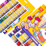 TRUECOLOR 真彩 36色油画棒 送图画本+握笔器+卷笔刀 8.8元