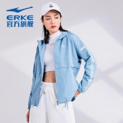 鸿星尔克（ERKE）52220180047 女士连帽夹克