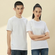 枫片 男女款纯色/彩虹色 100%纯棉T恤