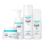 日本产原装Curel/珂润润浸保湿洁面水乳面霜套装