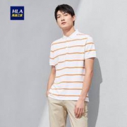 18点：HLA 海澜之家 HNTPD2R009A 男士短袖POLO衫