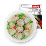 大希地 潮汕产地 正宗手打牛肉丸 108g*10袋*2件
