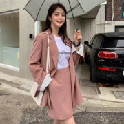 韩都衣舍 YK9970 女士西装套装 西装+半裙