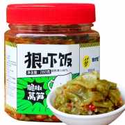 功夫小将 脆椒莴笋干辣椒酱 280g 9.8元包邮（需用券）