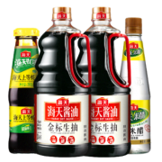 海天金标生抽*2+1瓶白米醋1瓶蚝油组合 券后￥37.9