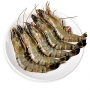 三顿饭 越南黑虎虾冻虾虎虾16头 净重400g *3件