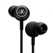 Marshall 马歇尔 Mode 入耳式HiFi摇滚重低音线控式人体工学耳塞耳机 黑色