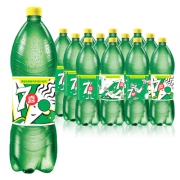 限地区：7up 七喜 柠檬味汽水 碳酸饮料 1.25L*12瓶