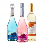西班牙JGC酒庄原瓶进口：750mlx3瓶 Andimar 爱之湾半干白葡萄酒起泡酒组合装