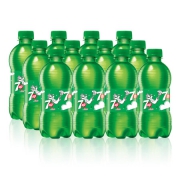 限华南、PLUS会员：七喜可乐 7up 柠檬味汽水  330ml*12瓶