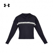 17日0点：UNDER ARMOUR 安德玛 Taped Crop 1345891 女子运动连帽卫衣