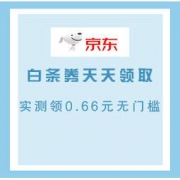 优惠券码：京东白条 优惠券天天领取