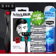 Schick 舒适剃须刀 5层水洗刀片（1刀架1刀头+刀盒＋赠须泡50g） 49元包邮（需用券）
