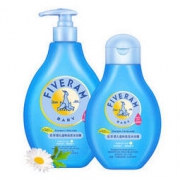 FIVERAMS 五羊 婴儿洗发沐浴露二合一 温和系 750ml