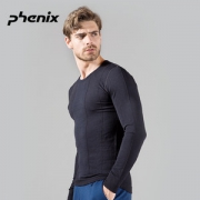 顶级品牌 日本 Phenix 美丽奴羊毛混纺 保暖吸湿透气除臭 男一体织套头衫