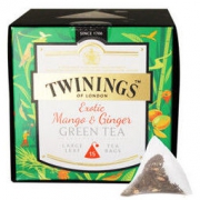 TWININGS 川宁 大叶白金系列 姜芒绿茶 30g *3件