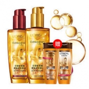 18点有券的上，L'OREAL PARIS 巴黎欧莱雅 套装 金色+棕色+旅行洗护套装 （100ml 2支+50ml 2支）