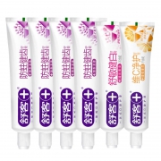 领劵下单立减5元 舒客美白清新防蛀舒敏多效牙膏家庭装 券后￥31.9