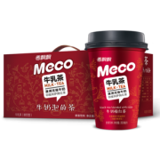 43元包邮！香飘飘 meco蜜谷 牛乳茶即饮奶茶 300ml*6杯整箱 需用5元优惠券，折合7.17元/杯