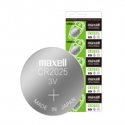Maxell 麦克赛尔 CR2025 通用钮扣电池*5粒装 9.9元包邮（需用券）