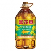 金龙鱼纯香低芥酸菜籽油5L/瓶 食用油菜油 物理压榨 非转基因