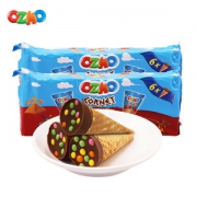 土耳其进口 OZMO 奥滋慕 巧克力夹心蛋筒饼干 25g*12个