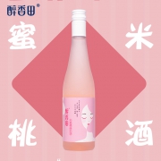 醉香田 水蜜桃果酒女士低度甜酒 300ml 14.9元