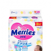 日本花王Merries小增量版婴儿纸尿裤M64 4片*3