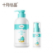 十月结晶 婴儿洗发沐浴露二合一 400ml+50ml+棉签200只