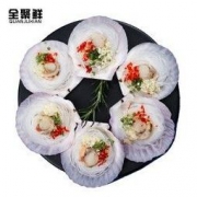 全聚鲜 蒜蓉粉丝扇贝 30只 1kg装 *4件