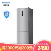 Panasonic 松下 NR-E29WS1-S 双门冰箱 307L