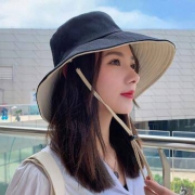依兴蓉 女士日系渔夫帽 双面款