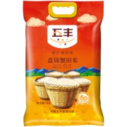 京东PLUS会员：华润 五丰 东北大米 盘锦大米 盘锦蟹田米 5kg *5件 凑单品