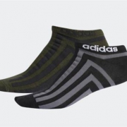 1日0点：adidas 阿迪达斯 DW9054 男女训练运动袜子 2双