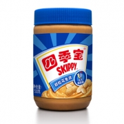 有券的上、再降价：SKIPPY 四季宝 颗粒花生酱 510g *9件 100.19元包邮（多重优惠）