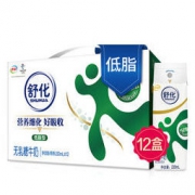 yili 伊利 舒化奶无乳糖牛奶低脂型 220ml*12盒 *4件