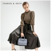 CHARLES＆KEITH CK2-31190004 女士金属扣饰手提单肩包