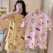 梦安妍 女士短袖家居服套装