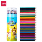deli 得力 7074 彩色铅笔 48色/桶 *2件 +凑单品 23.7元（需用券，合11.85元/件）