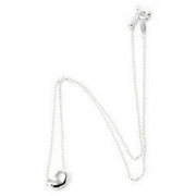 TIFFANY & Co Elsa Peretti 系列 Bean 纯银吊坠项链