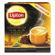 立顿（Lipton） 奶茶 绝品醇英式金装奶茶固体饮料 380g *5件