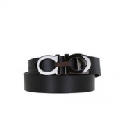 Salvatore Ferragamo 菲拉格慕 Gancio系列 男士牛皮双面皮带