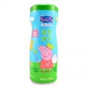 小猪佩奇 Peppa Pig 蔬菜饼干 宝宝零食 饼干 罐装 100g *14件