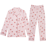 DAPU 大朴 草莓纯棉情侣款家居服套装 151.75元包邮