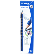 LYRA 艺雅 三角洞洞铅笔 12支装 送卷笔刀+橡皮擦 14.8元包邮（需用券）