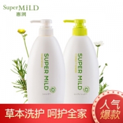 16点开始： SHISEIDO 资生堂 SUPER MILD 惠润 柔净洗护组合 绿野芳香（洗发水 600ml+护发素 600ml）