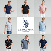 补券，珠地网眼结构：U.S. POLO ASSN 男士Polo衫 25款