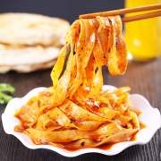 25号11点：秦格格 凉皮 擀面皮 速食真空袋 300g*5