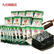 九日 韩国进口 即食包饭烤海苔脆片 24袋 27.9元包邮