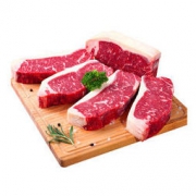 京东PLUS会员： 京觅·全球 原切牛排 澳洲谷饲西冷牛排1kg（5片） *3件